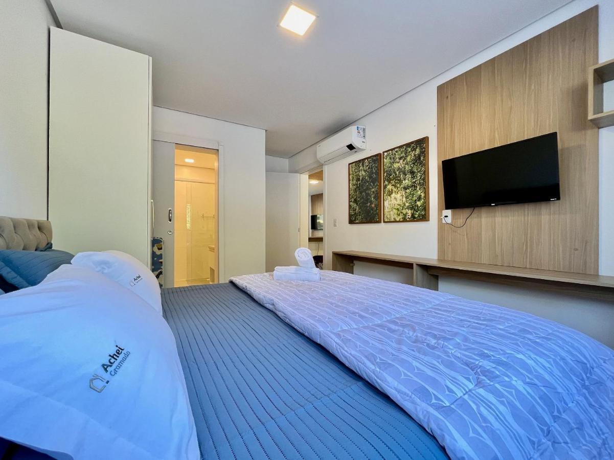Apartamento Villa Hortensias 1Dorm Centro By Achei カネラ エクステリア 写真